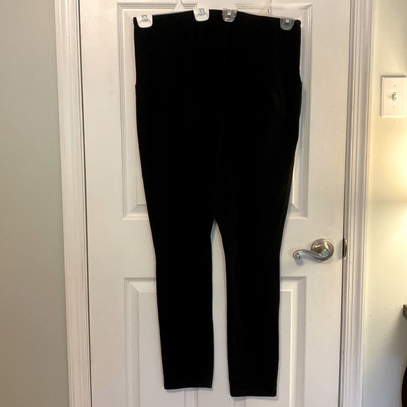 Isabel Maternity | Over-the-Bump Black Ankle Length Leggings - Picture 1 of 3